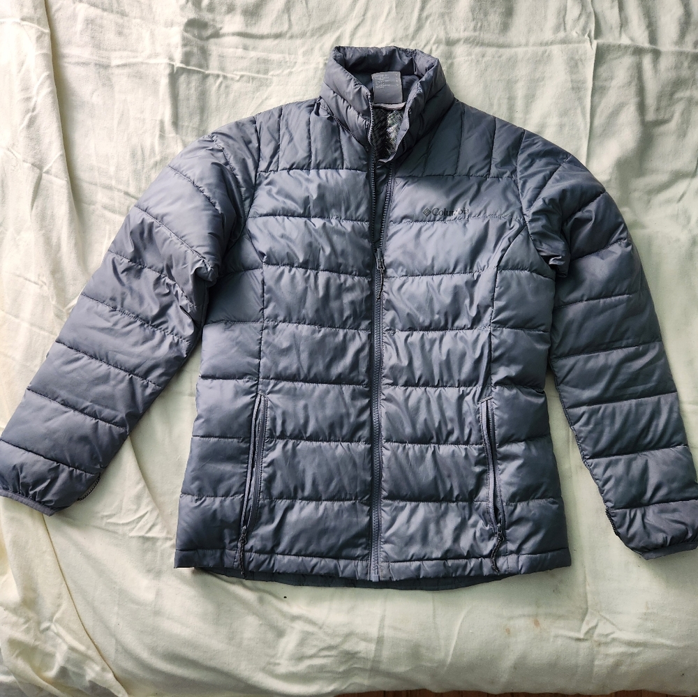 Women's Small Columbia Gray Puffer Jacket